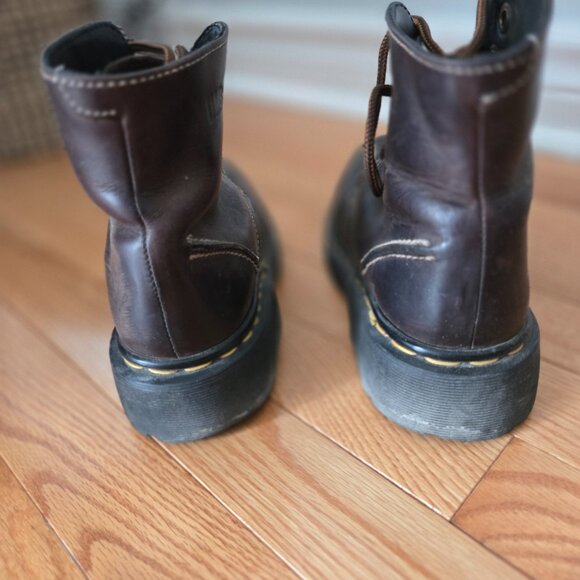 Vintage 90's dark brown dr martens - Picture 4 of 10